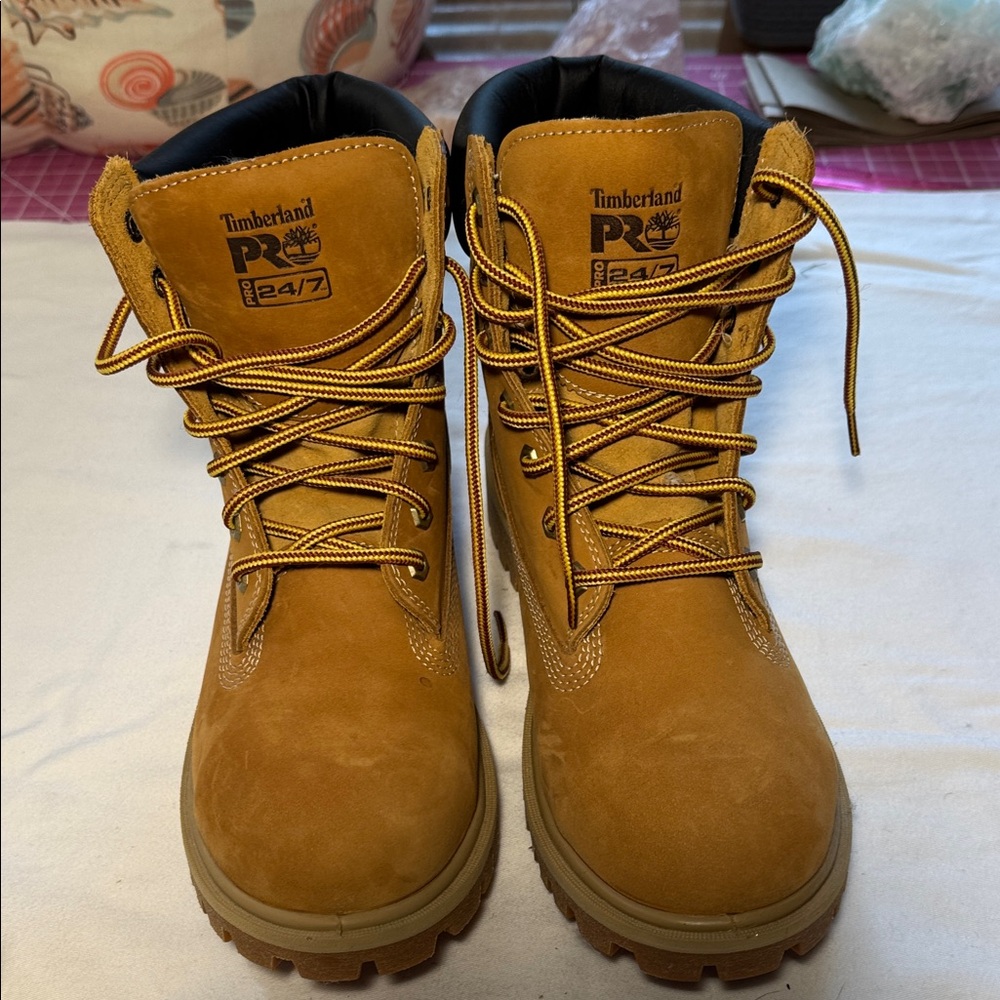 Timberland PRO Tan Leather Boots